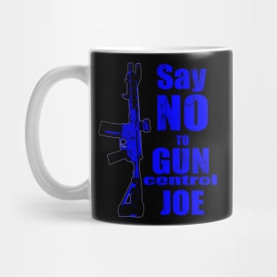 2024 Election Blue Say No To Gun Control Joe Mug